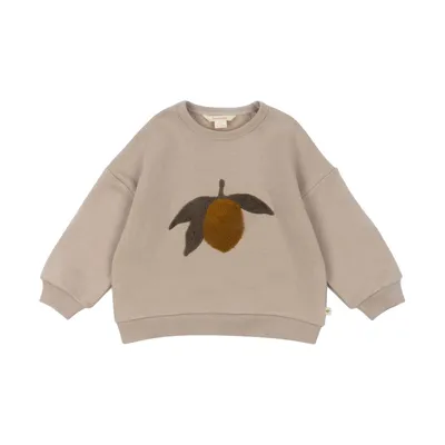 Konges Sløjd Lou Terry Sweater - 3 Mnd - Oxford Tan