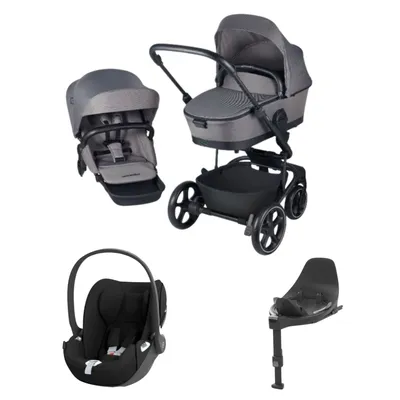 Easywalker Harvey 5 Kinderwagen 4-in-1 | Cybex Cloud T Plus Autositz | Cybex Base T
