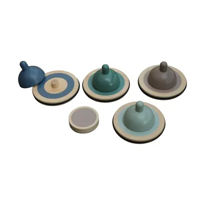 Jep Kids Indoor Curling Set - Taupe/Green