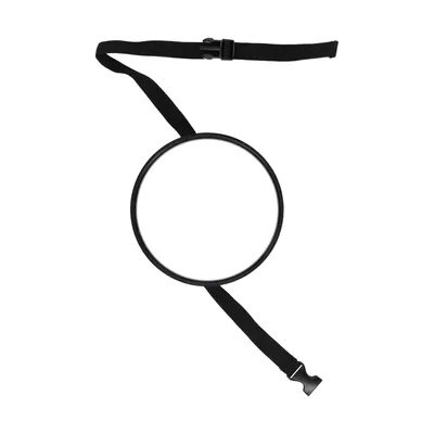 Puck Autospiegel Rond - 17,5 cm - Zwart