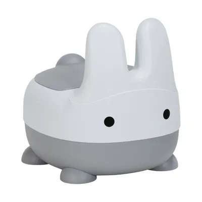 Puck Kaninchen Töpfchen Weiß / Grau