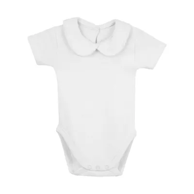 Rapife Body Kurzarm mit Kragen White