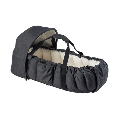 Sebra 3-in-1 Babynest + Kap - Dark Grey Melange