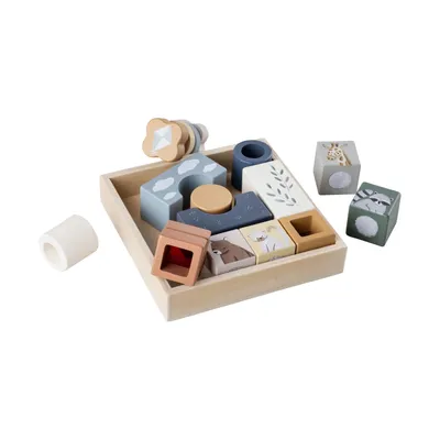 Sebra World of Sebra Blokkendoos - Hout
