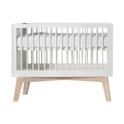 Kidsmill Sixties Babybett Mattweiß / Natur 60 x 120 cm
