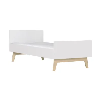 Kidsmill Sixties Bett Mattweiß / naturbelassen 90 x 200 cm