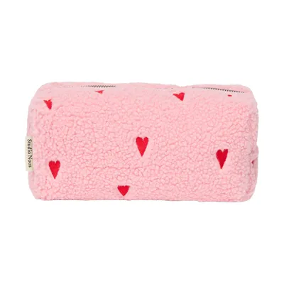 Studio Noos Teddy Hearts Etui - Light Pink