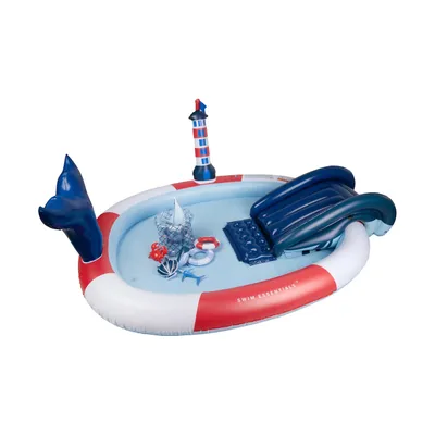 Swim Essentials Whale Adventure Planschbecken Red / White