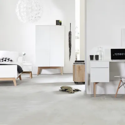 Kidsmill Sixties Kinderzimmer Mattweiß / Naturbelassen