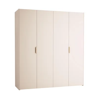 VOX Stor Kledingkast - 200 x 225 cm - Comfort - Sandy Beige / Eiken - Short Rounded Oak