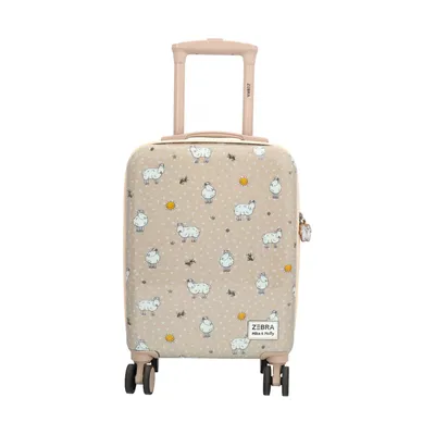 Zebra Trends Kinderkoffer - Mike & Molly - Taupe