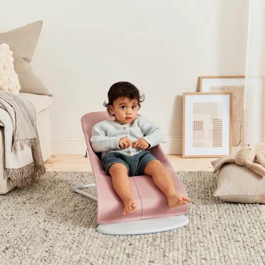 BabyBjörn Bliss Wippe Gewebter - Altrosa