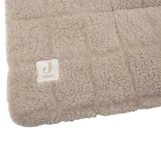 Jollein Laufstallteppich 75x95 cm - Cloudy Rib - Oatmeal