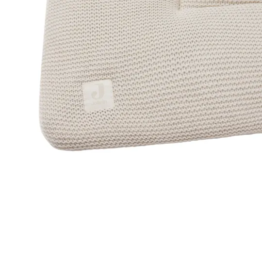 Jollein Tweeling Boxkleed - Basic Knit - 71 x 122 cm - Oatmeal