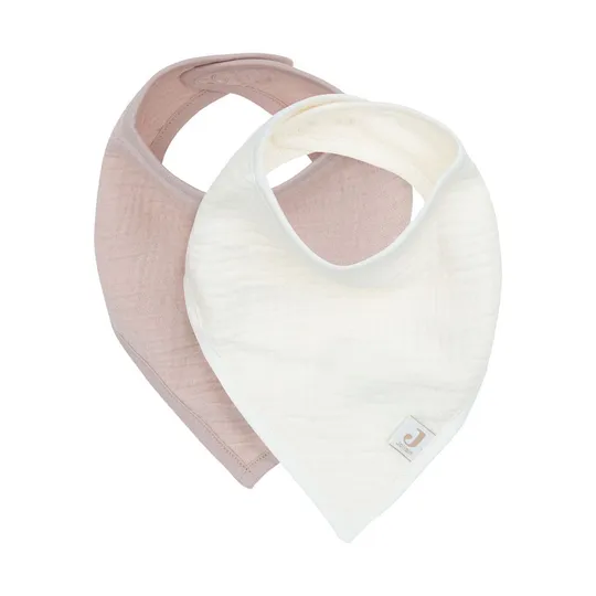 Jollein Hydrophiles Bandana Lätzchen - Wild Rose /Oatmeal - 2 Stück