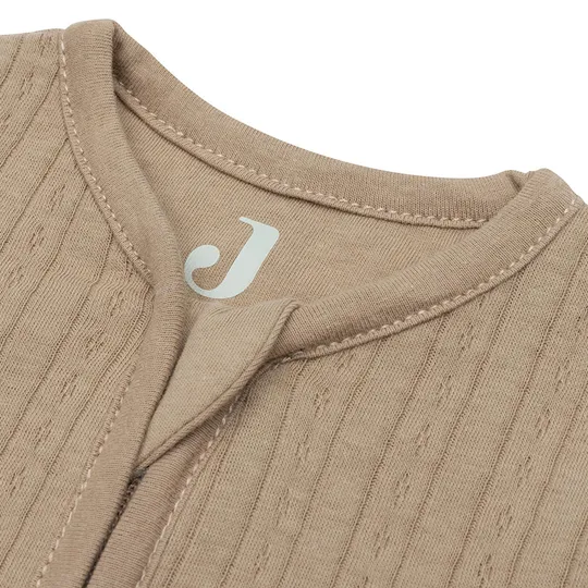 Jollein Sommerschlafsack mit abnehmbarem Ärmel - Ajour Biscuit