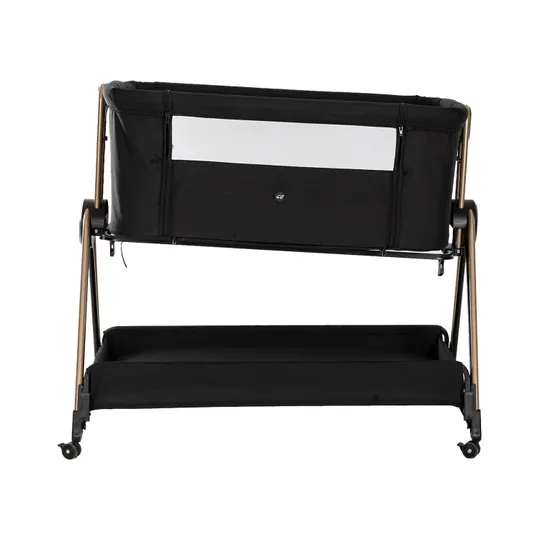 Puck Claire Co-Sleeper - Schwarz / Gold