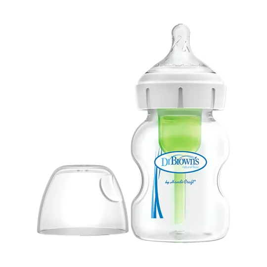Dr. Brown’s Babyfles Brede Hals Glas - Options+ - 150 ml