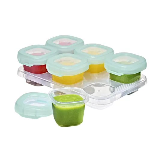 OXO Tot Gefrierbehälter Set - 6x60 ml - Opal