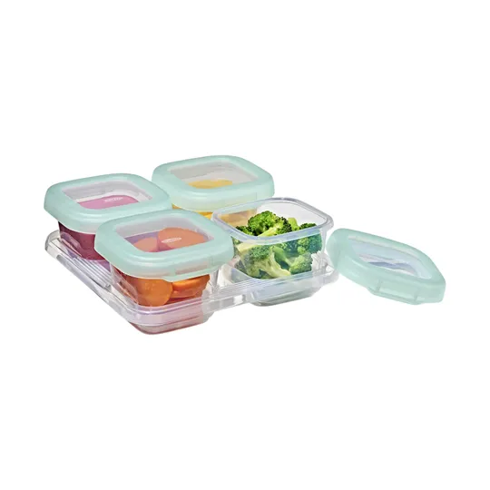 OXO Tot Diepvriesdoosjes Set - Opal - 4x180 ml