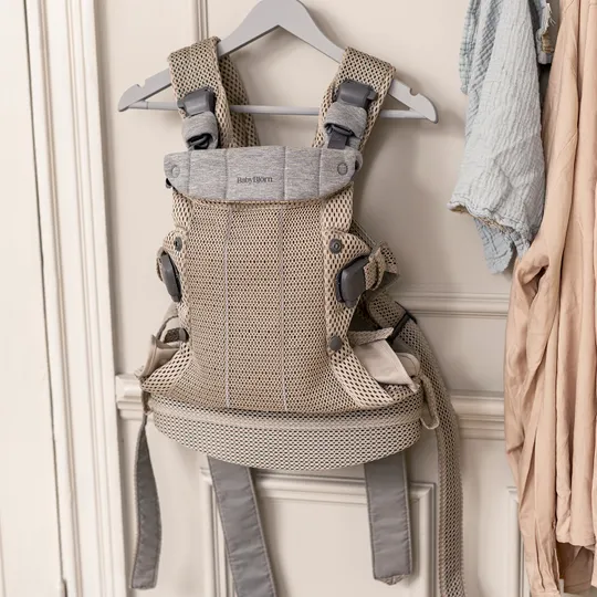 BabyBjörn Babytrage - Harmony - 3D-Mesh Graubeige