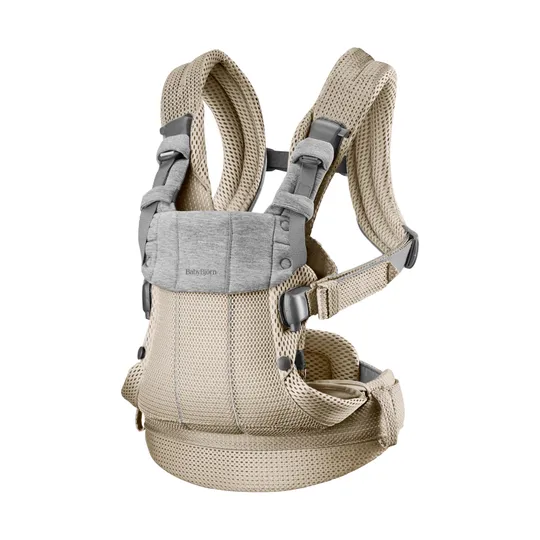 BabyBjörn Babytrage - Harmony - 3D-Mesh Graubeige