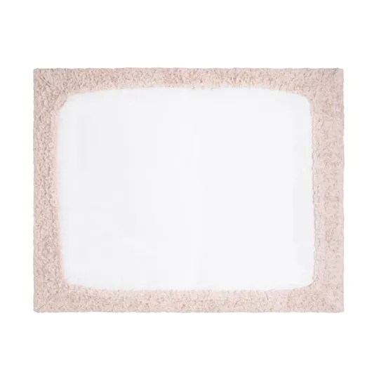 Baby's Only Spannbettlaken Laufstallmatratze - Snow - Altrosa