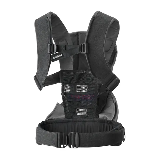 BabyBjörn One Draagzak Donker Grijs/ Denim