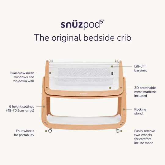 Snuz Co-Sleeper SnüzPod⁵ 