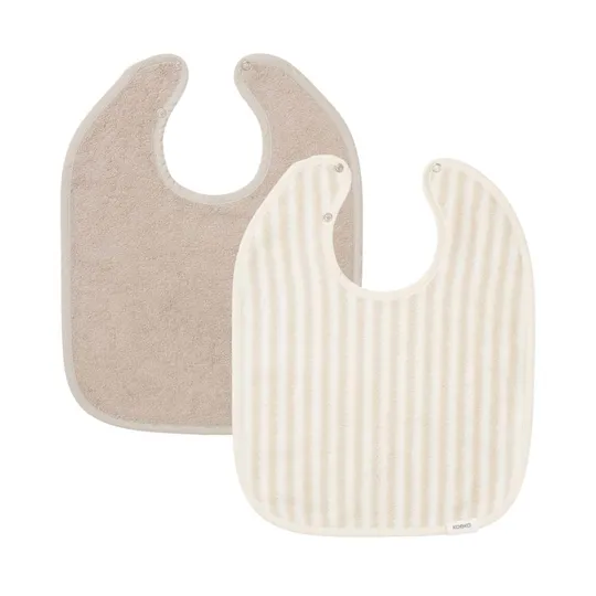Koeka Lätzchen - Playa - 2er-Pack - Sand/Clay