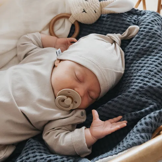 Bamboom Baby Mütze Beanie - Sand - Frühchen
