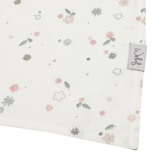 Witlof For Kids Vintage Flowers Hydrofiele Doek - 65 x 65 cm 