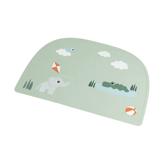 Done By Deer Playground Siliconen Placemat - Green
