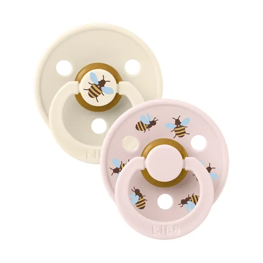 BIBS Studio Colour Schnuller - Bumblebee Ivory - Größe 1 - 2 Stück