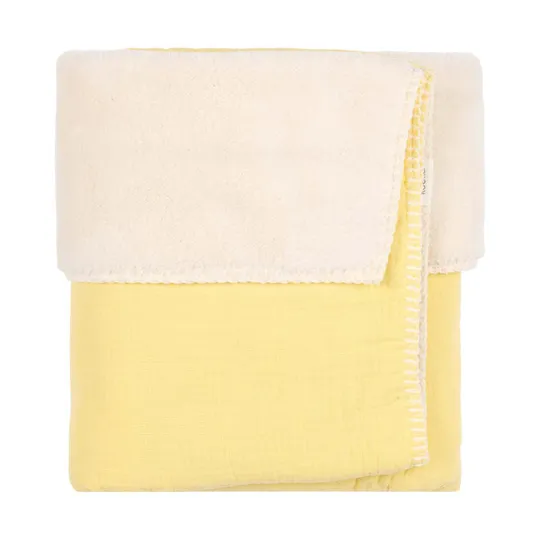 Koeka Faro Ledikantdeken Teddy - 100 x 150cm - Honey 