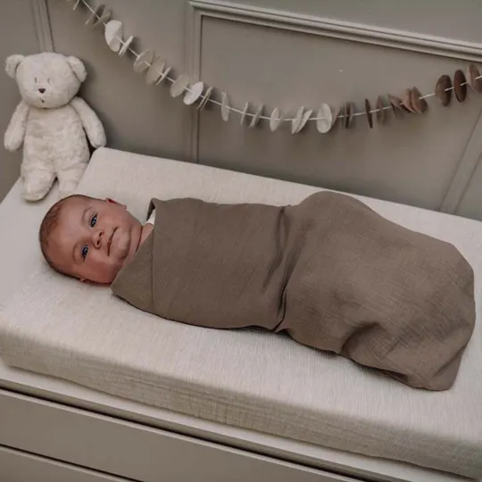 Koeka Aankleedkussenhoes - Stone - 45x73 cm