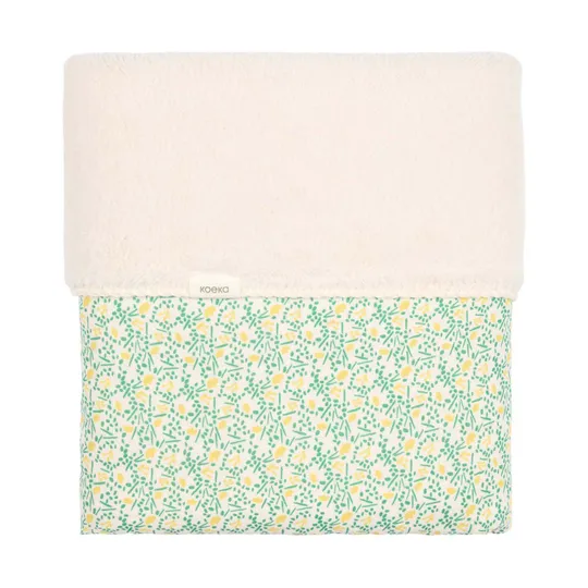 Koeka Babydecke Teddy - Meadow - 75 x 100 cm - Off White