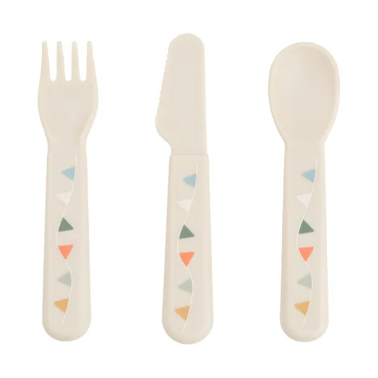 Done By Deer Celebration Foodie Bestekset - Sand