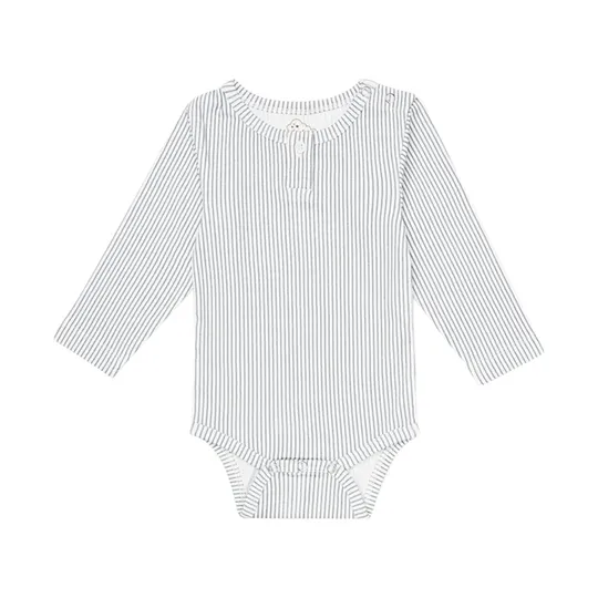 Cam Cam Copenhagen Langarm Babybody William - Classic Stripes Blue