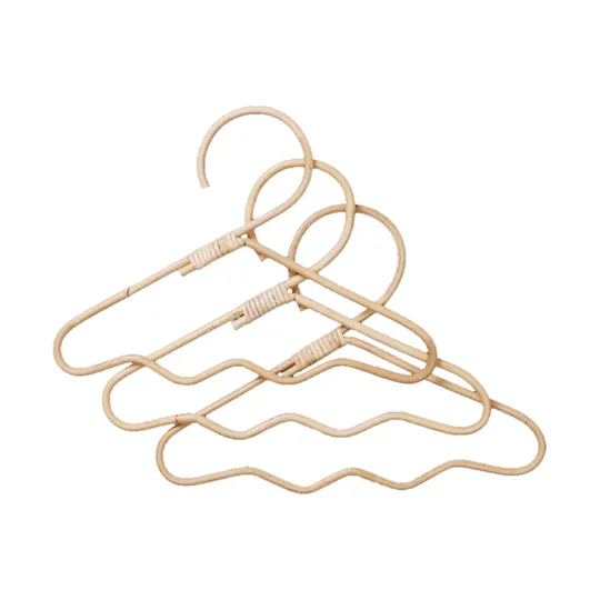 Ferm Living Kleerhangers - Wavi Clothes Hangers - Set van 3 - Natural