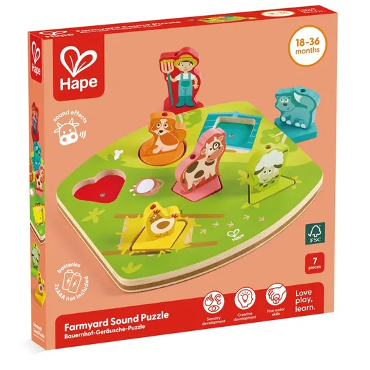 Hape Holz Klangpuzzle - Farmyard
