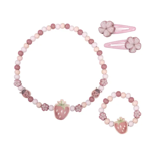 Little Dutch Holz Schmuckset - Strawberry