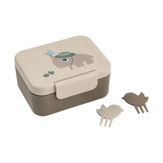 Done By Deer Lunchbox met Snackprikkers - Tiny Trails - Sand