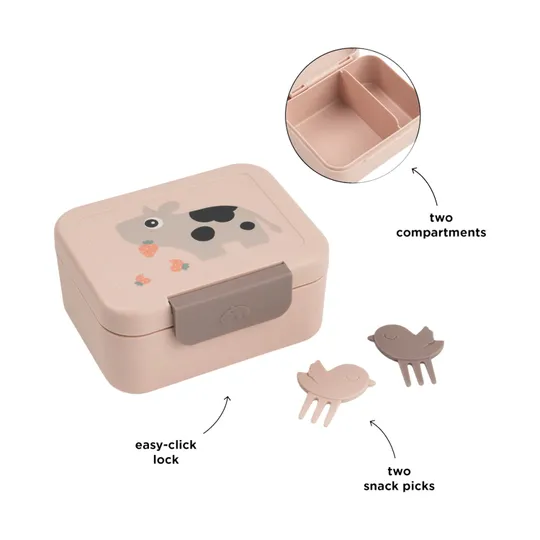 Done By Deer Lunchbox met Snackprikkers - Tiny Farm - Powder