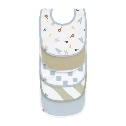 Lässig Slabbetjes Set van 5 - Happy Fruits