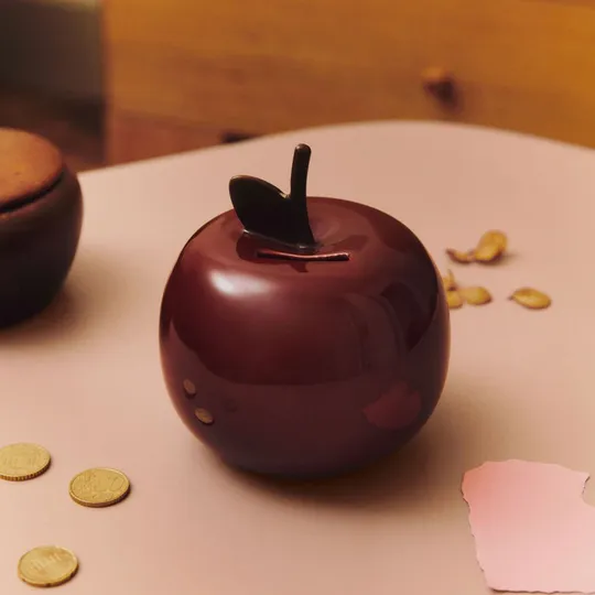 Ferm Living Spaarpot - Apple - Deep Red