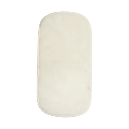 Alwero Matratzenschoner für Wiegen 80 x 40 cm – Natur