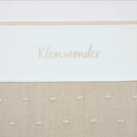 Meyco Baby Klein Wonder Wieglaken - 75 x 100 cm - Soft Sand 