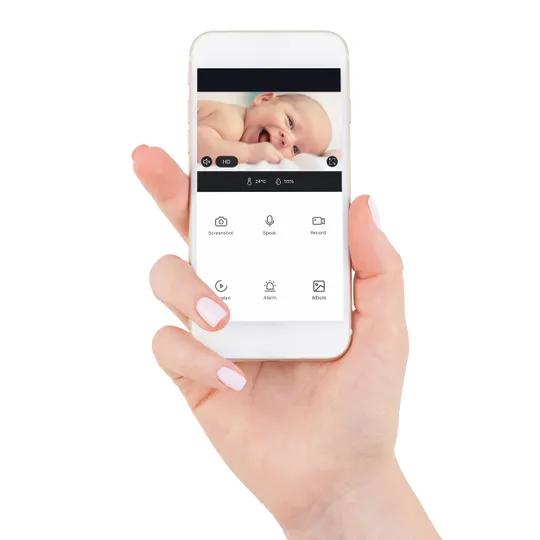 Alecto WLAN-Babyphone mit Kamera – SmartBaby5 