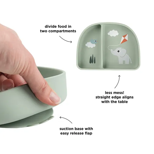 Done By Deer Playground Stick&Stay Compartiment Kom - Green